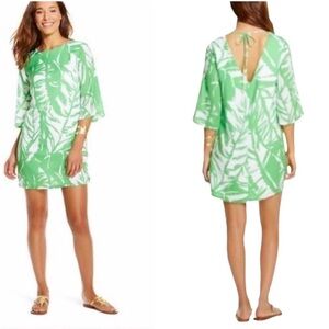 Lilly Pulitzer for Target Green and White Bateau Neck Sundress